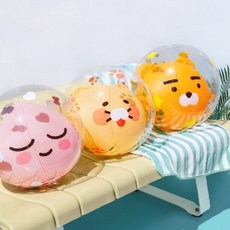 카카오프렌즈 컨페티 비치볼 40cm, 라이언