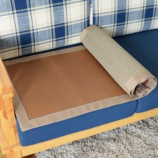 플라워윙 소파패드 알집매트쇼파 양면 등나무 에어매쉬 대나무시트 방석 논슬립 미끄럼방지 싱글 이인용침대 쿨링시트 기숙사 1M, 빙등 3D 빅 그물 논슬립 미끄럼방지