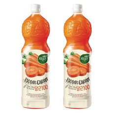 자연은 당근 주스, 1.5L, 2개