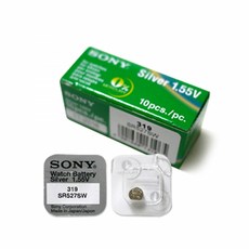 (10개묶음)소니 SR527SW(319)(1알) 시계건전지 1.55V /TJS-3978 건전지 배터리 리튬전지 수은전지, 단일상품