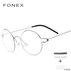 해외직구 fonex 초경량 린드버그 디자인 안경테 동근테 무나사 남녀공용 98607