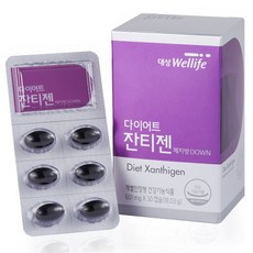 [대상웰라이프] 다이어트 잔티젠 (체지방 DOWN) 30캡슐, 옵션선택, 단일상품