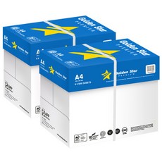 [엑소] 골든스타 A4 복사용지(A4용지) 75g 2500매 2BOX