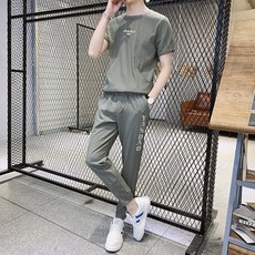 옷 원 남성 여름 트렌드 건달 멋지다 에어 매쉬 타입 9부바지