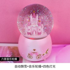 하울의움직이는성오르골 오르골악보 서달미오르골 인생의회전목마오르골 오르골제작 오르골자장가 공주, 핑크 캐슬 (자동) 대형