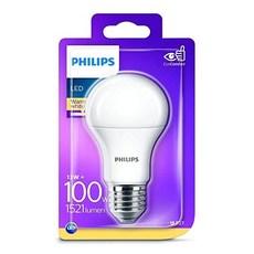 Philips LED Light Bulb Replaces 100 W E27 Warm White 2700 Kelvin, 1-er Pack, Kunststoff
