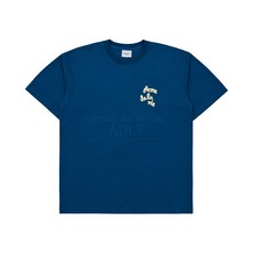 [매장정품 출고] 아크메드라비 EMBOSSING SCRIPT LOGO SHORT SLEEVE T-SHIRT BLUE GREEN 엠보싱스크립트 블루그린 SSLEMS-BGN 그래픽 커