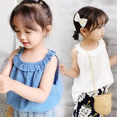 여아민소매티셔츠