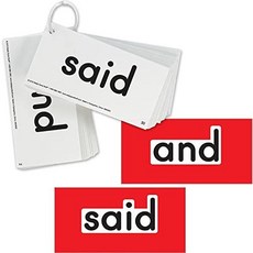 EOM 정말 좋은 물건 EZread Dolch Pre-Primer Sight Word 플래시 카드 카드 크기 : 6 ''x 3 ''-카드 40 - E0096072PVP9543, 기본