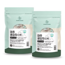 대추 생강 차 티백 겨울 따뜻한 음료 간식 후식 식품 음식 제품 우리기 만들기 티백망 침출차 만들기 전통, 100개입, 1개
