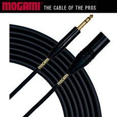 [MOGAMI] 모가미 Gold 1/4 Balanced - XLR Male 오디오 케이블, 6ft(1.8m)