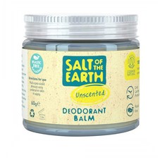 Salt of the Earth Natural Deodorant Balm 솔트앤어스 영국 무향 데오드란트 밤 60g, 1개
