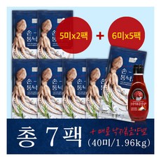 [김나운더키친] [통낙지로만 40미!]김나운 손질 통낙지 280g(5미)*2팩+280g(6, 2개