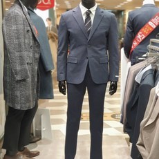 지이크 19F/W 멜란지 네이비 올 스판 셋업 슈트 FYJ2465-NA