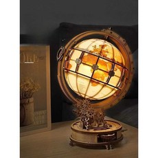 지구본 장식품 글로브 입체 조립키트 선물용 우드 diy, 상세 페이지 참고, 단안 망원경, 1개