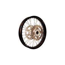 Warp 9 워프 컴플리트 휠 키트 - KTM 250 XC-W 2006-2007용 리어 19 x 2.15 블랙 림/실버 허브/실버 스포크 및 니플