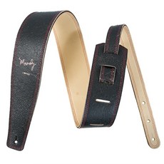 Moody 2.5 Distressed Leather Black/Cream, Std