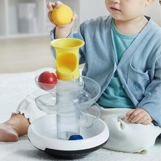굴리고 돌리는 아기 인지발달 공넣기 오뚝이 터널 실용적인, 1개