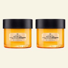 더바디샵 오일 오브 라이프 인텐스 리바이탈라이징 슬리핑 크림 80ml 2팩 Thebodyshop Oils Of Life, 1개