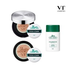 [브이티] (VT) 시카 레드니스 커버쿠션(본품+리필)+시카 에센스 선, 상세 설명 참조, 색상:21호