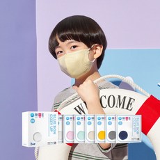 블루본 아이노우 코지업 중형 스트랩 일체형 마스크 화이트 30매, 1매입, 30개