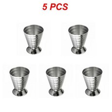 스테인레스 스틸 칵 측정 컵 글라스 혼합 쉐이커 지거 홈 바 파티 1 10개, 03 Style A 5pcs_01 CHINA, 5개