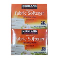 커클랜드시그네쳐종이형섬유유연제250매