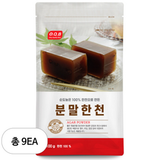 오큐비(O.Q.B) 분말한천 100g, 9개