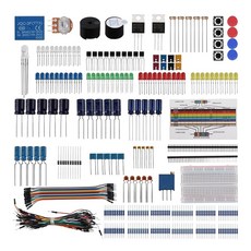 Royalways Raspberry Pi 용 전자 400 브레드 보드 저항 커패시터 전위차계