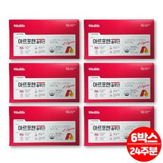 식약처 인증 아르포텐 솔루션 L 엘 아르기닌 나이아신 비타민B6 활력 충전 여자 남자 운동 전 후 헬스 부스터 에너지샷 액상 영양제, 6개, 28매입