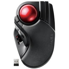  엘레콤 ELECOM 트랙볼 무선 블루투스 마우스 8버튼 M-HT1DRBK, 단품 