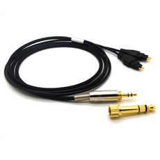 HD660S 케이블 HD600 HD650 HD6XX 헤드폰 교체 케이블 선 1.2M 블랙, 1.5M 레드