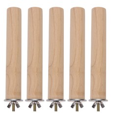 앵무새용품 나무 새 농어 스탠드 젖니 앵무새 놀이 장난감 5 개, 2.16.5x3x1.5CM