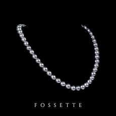 FOSSETTE[포셋] 클래식 흑진주 목걸이 / 백진주 4mm 6mm 8mm 10mm