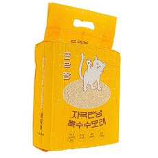 핏펫 포우장 자극안녕 고양이 옥수수 모래, 7L, 4개