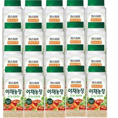 (100% 유기농주스 ) 파스퇴르 야채농장 과일야채 190ml x 20개