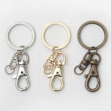 [펠트친구] 열쇠고리/키링/열쇠고리부자재/키링 열쇠고리/키링 부자재/열쇠고리 부자재 링, 니켈(은색)
