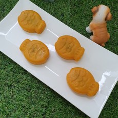 강아지고양이집 강아지 붕어빵 간식 4p 수제간식, 1팩