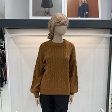 르샵 르샵 꽈배기 라운드 니트 LKAKP756A