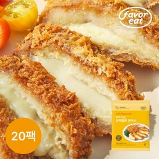 [페이보잇] 튀겨나온 모짜렐라 돈까스(140g*2) 280g 20팩, 20개 - 위드잇쌀돈까스