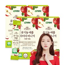 GNM 유기농 애사비 애플 사이다 비니거 사과 식초, 60개, 15g