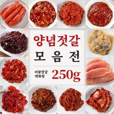 미왕젓갈백화점 양념 젓갈 오징어 젓갈 외 26종(3+1) 11.멍게젓 1개 250g 상품 이미지