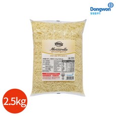 [동원] 덴마크 모짜렐라 치즈 2.5kg x 1봉, 1개