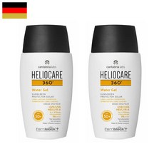 독일 HELIOCARE 헬리오케어 360 워터 젤 자외선 차단 SPF50+ 50ml, 2팩