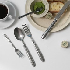 독일 피카드앤빌풋츠 란드하우스 빈티지 엔틱 스테인레스 커트러리 디너포크 1p, 디너스푼1p, 1개