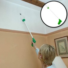 헬스와미 고밀도 손잡이 곤충잡이 거미퇴치 거미집게 캐쳐집기 벌레 잡는도구, green