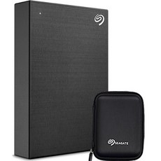 씨게이트 ONE TOUCH 외장하드 + 파우치, Black,