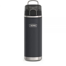 THERMOS ICON SERIES 가 있는 스테인리스 스틸 물병 - 709.8ml(24oz) 화강암 뚜껑이 진공 단열, 1개