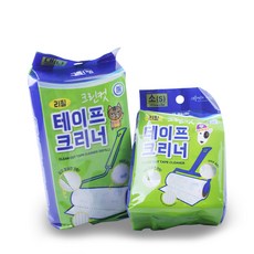 크린랲 테이프크리너 리필형 롤찍찍이 옷먼지제거 먼지청소 테이프클리너, 1개