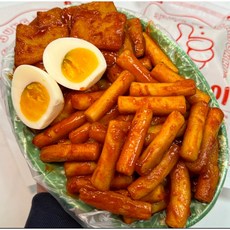 캠핑템 야식템 킹정떡볶이 보통맛 매운맛, 1개, 530g